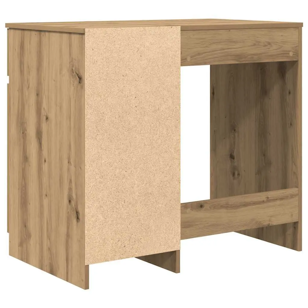 Brown Engineered Wood Desk