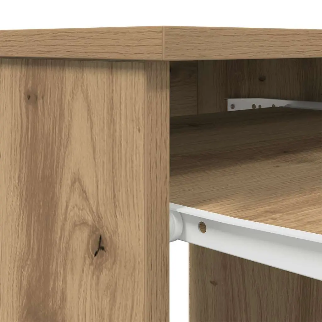 Brown Engineered Wood Desk