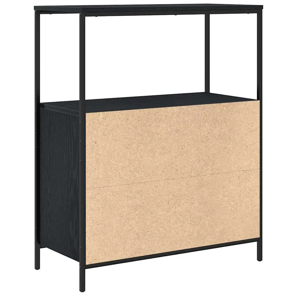 Bathroom Vanity Cabinet Black Oak 76.5W x 35D x 95H cm Storage Unit Organiser