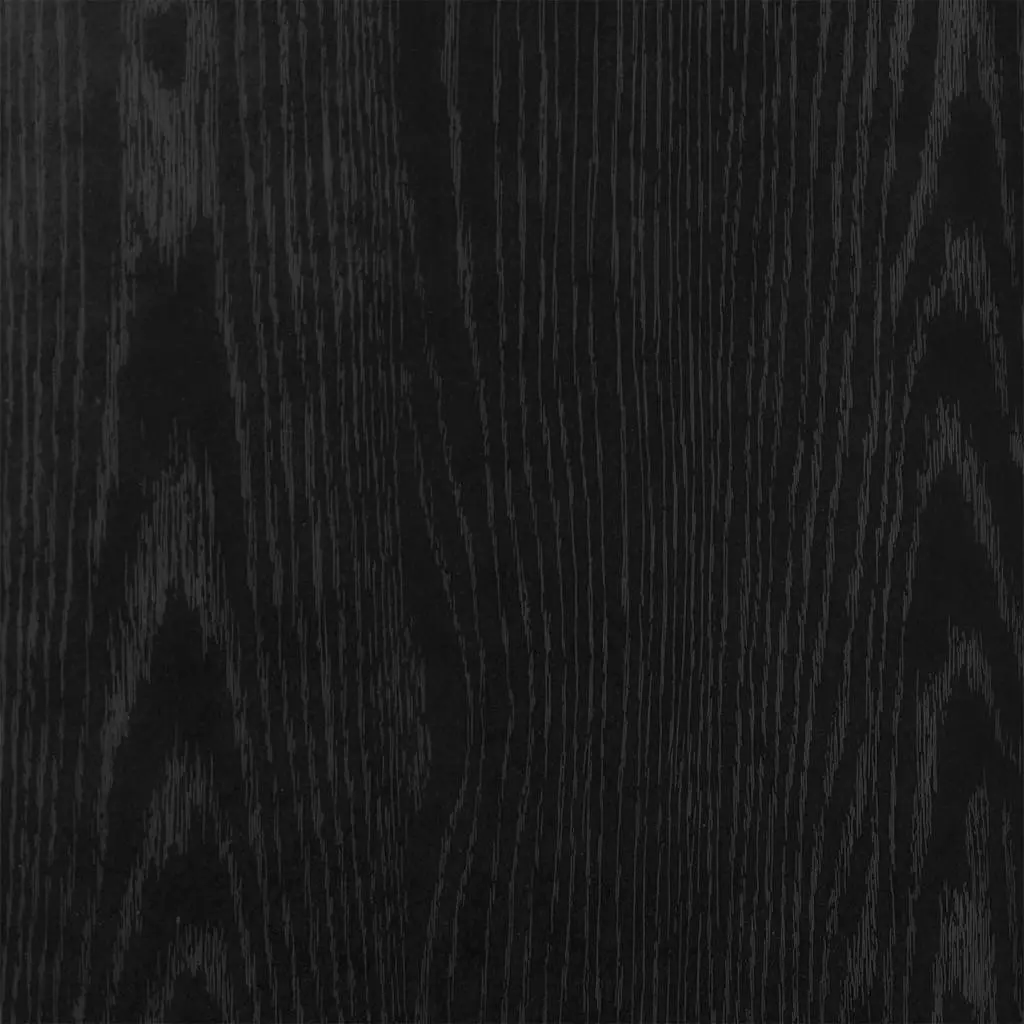 Sideboard Black Oak 80x36x75cm Engineered Wood Storage Cabinet Buffet