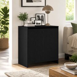 Friendly Black Oak Sideboard for Your Home 70x41x75cm