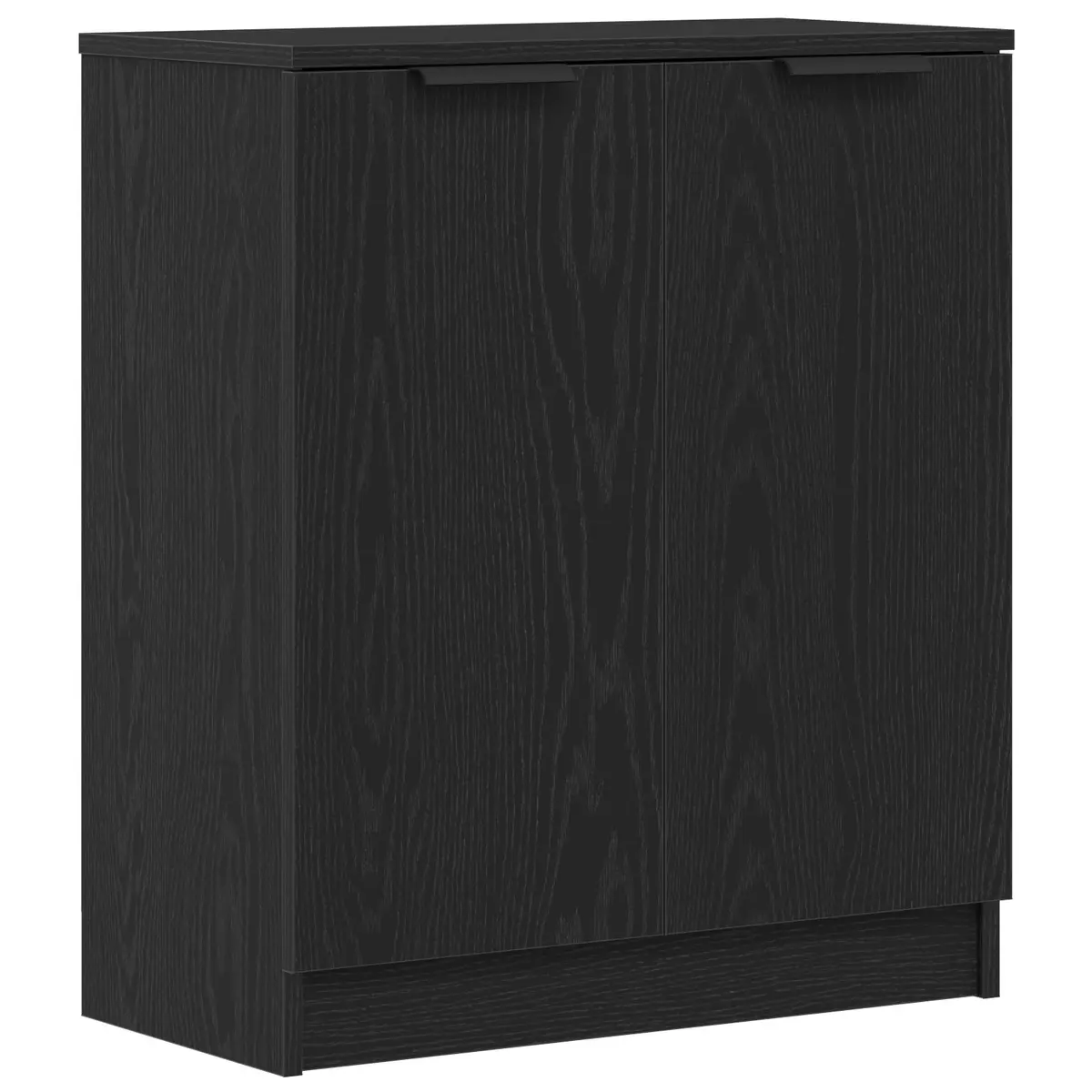 Sideboard Black Oak Modern Storage Cabinet 60x30x70cm