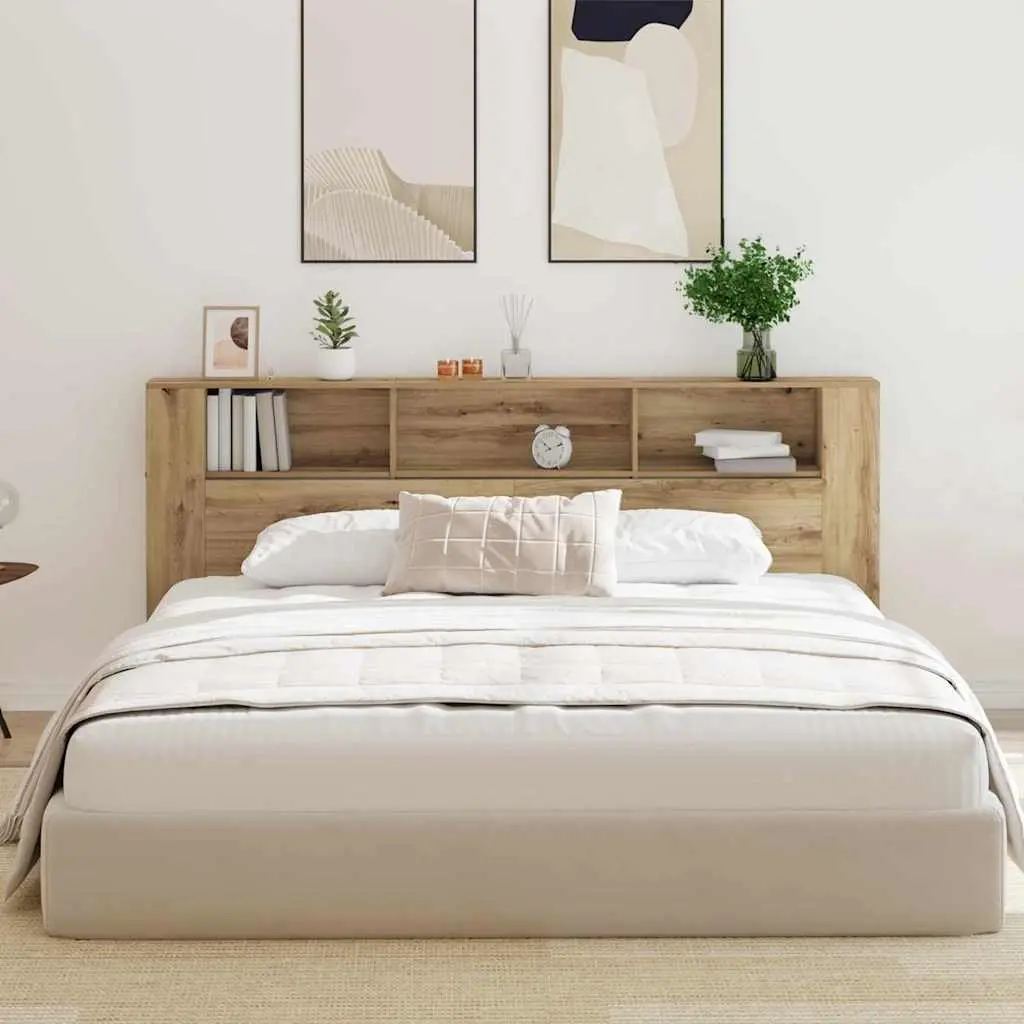 Wall-Mounted Headboard Cabinet