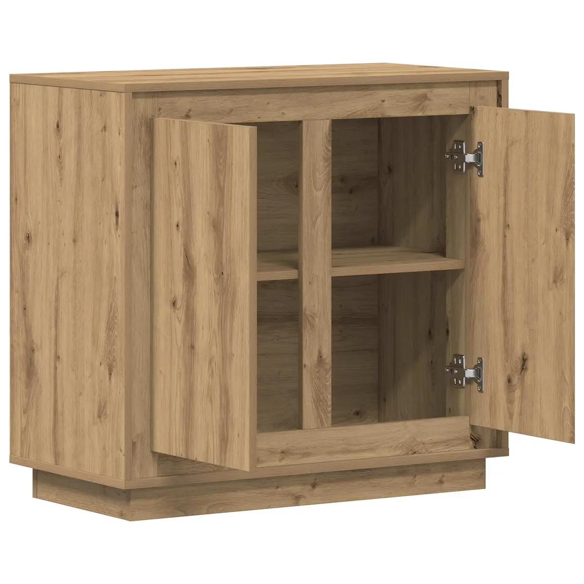 Sideboard Brown Engineered Wood Buffet Cabinet Storage Dining Room Furniture