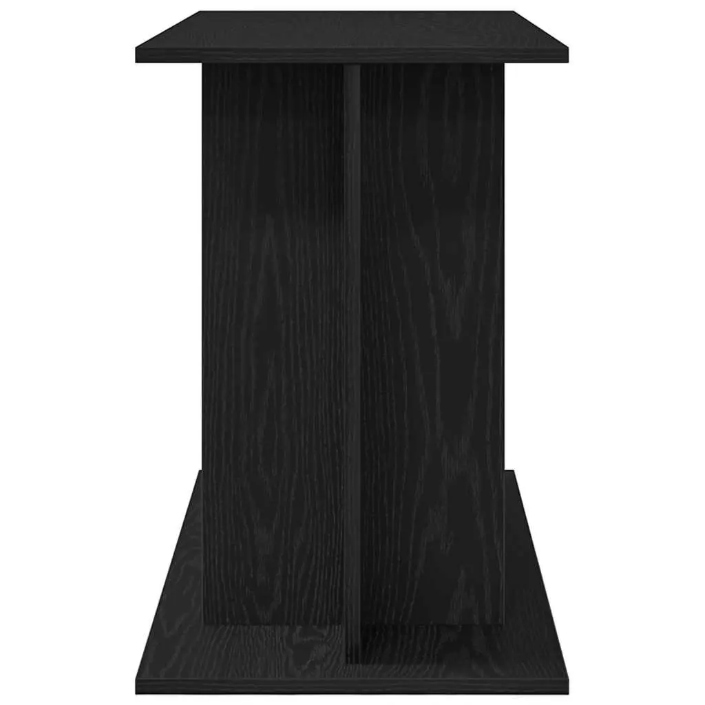 Aquarium Stand Engineered Wood Black Display Cabinet 100x40x60cm