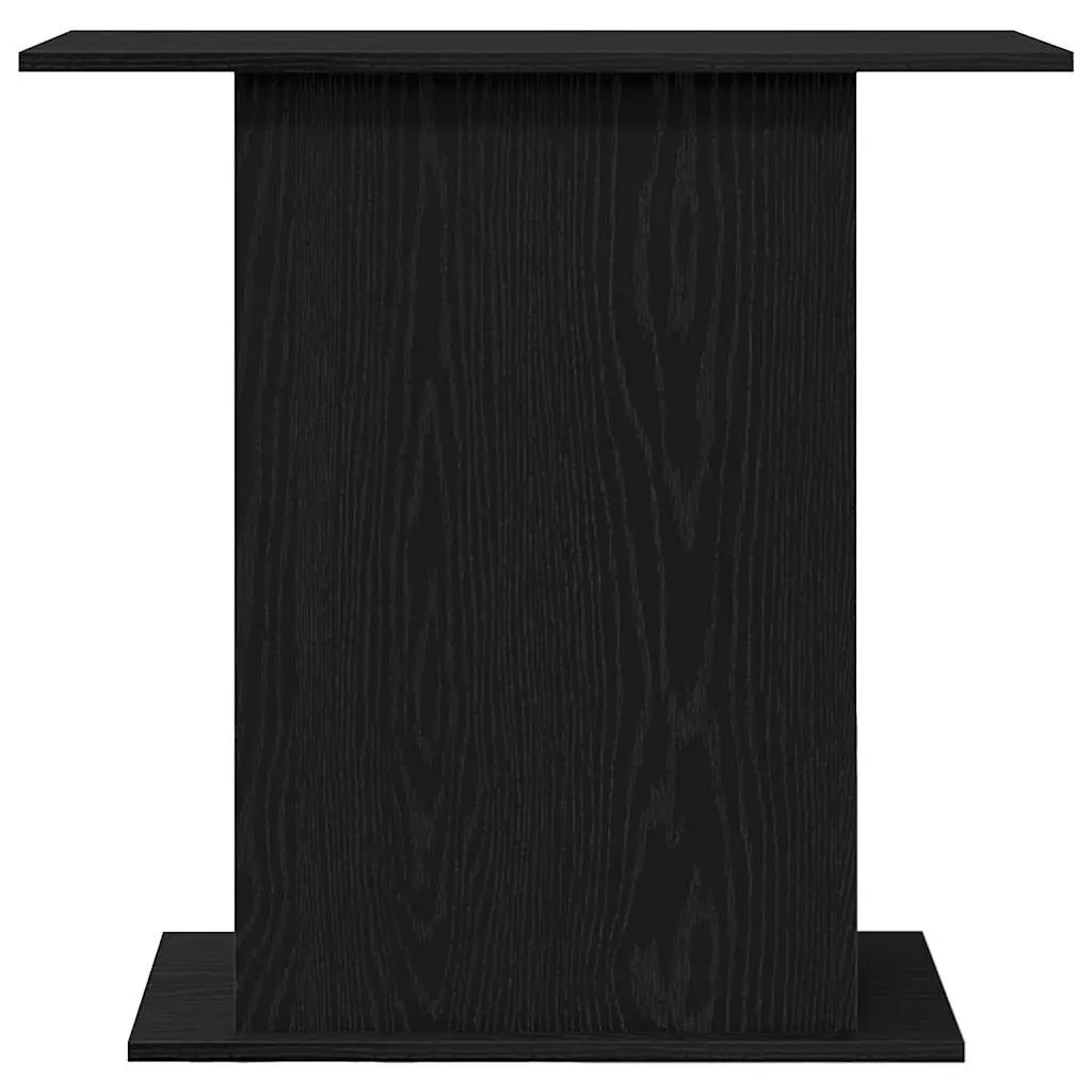 Aquarium Stand Engineered Wood Black Oak 75W x 36D x 72.5H cm