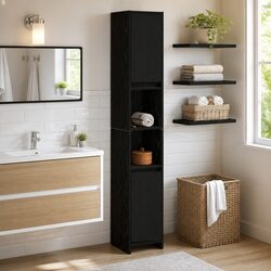Your New Black Oak Bathroom Vanity Cabinet 30x30x183.5cm
