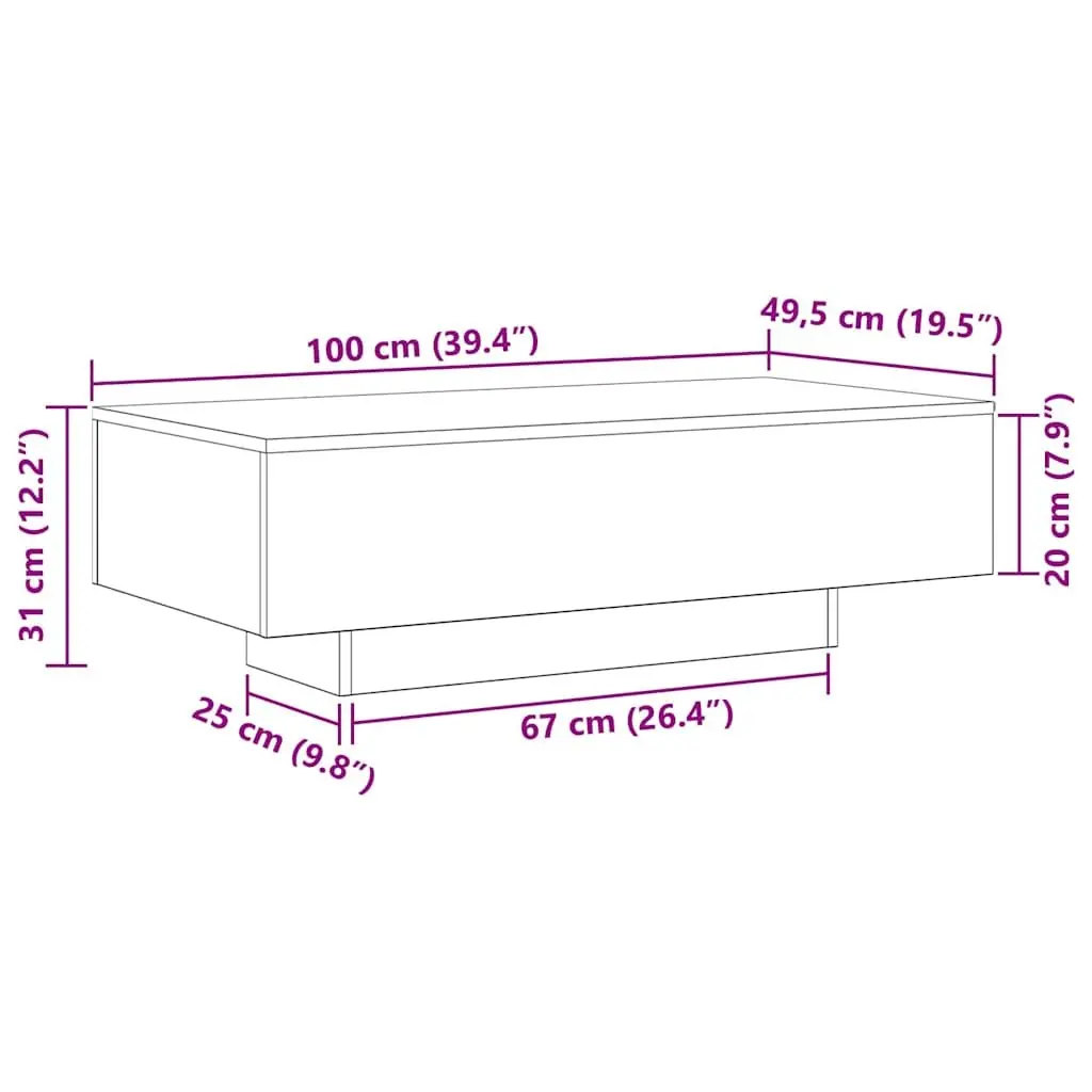 Black Coffee Table for Home Comfort
