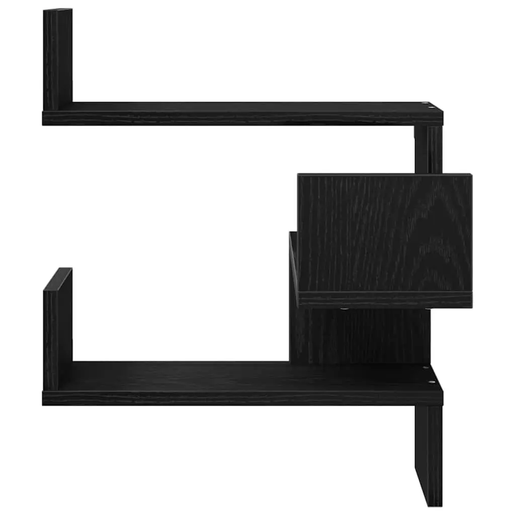 Black Oak Wall Shelf