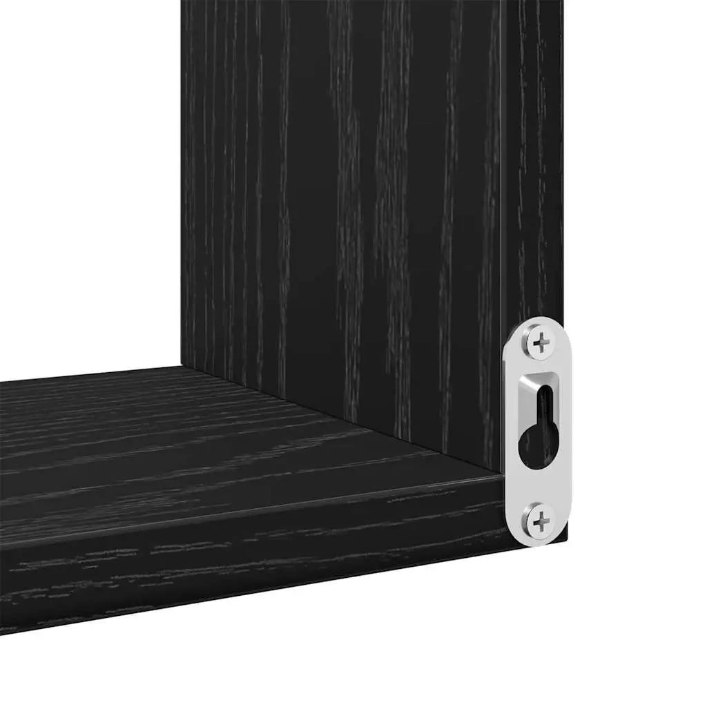 Black Oak Wall Shelf