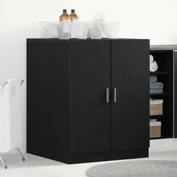 Your New Favorite Laundry Organizer: Black Oak Cabinet