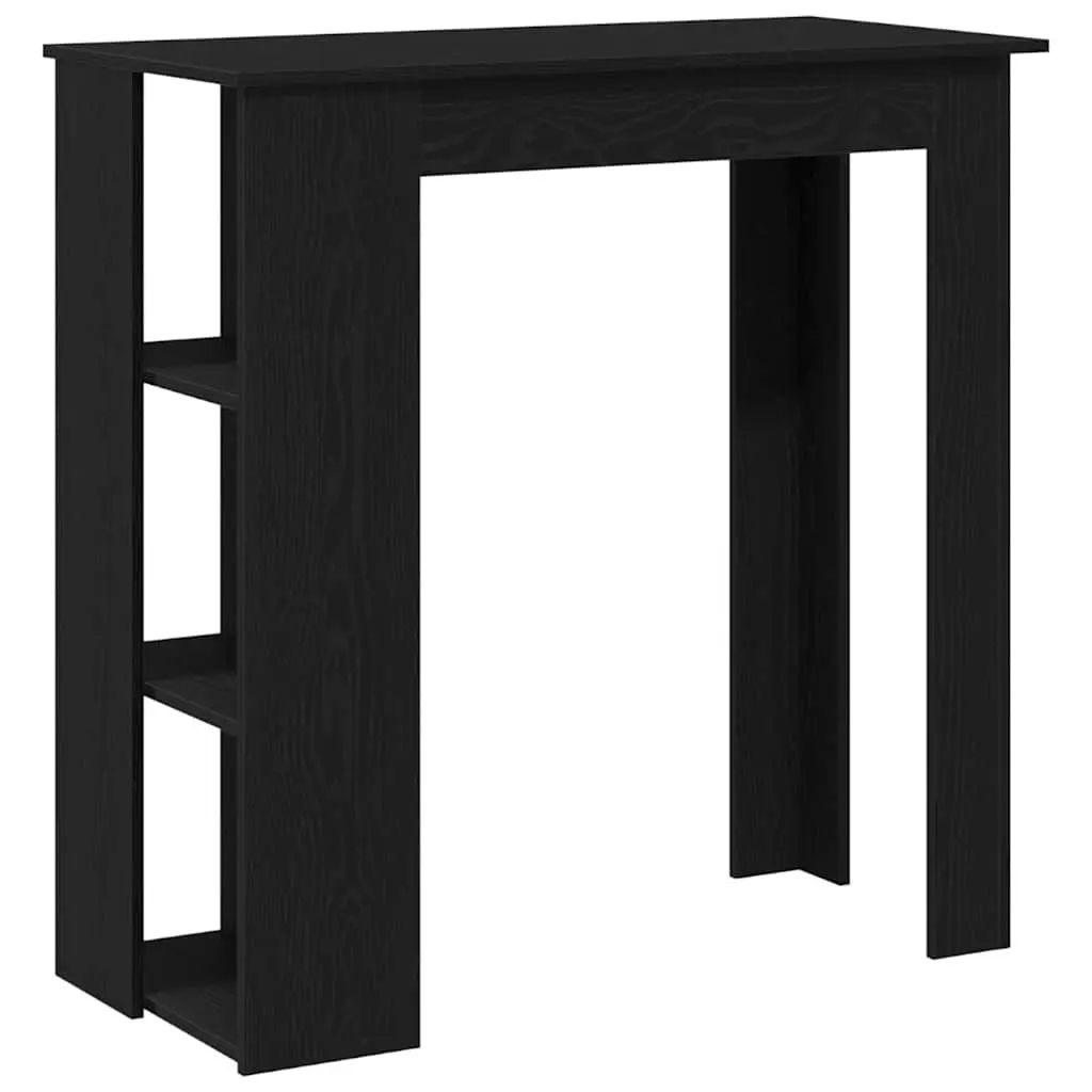 Black Oak Bar Table for Dining & More