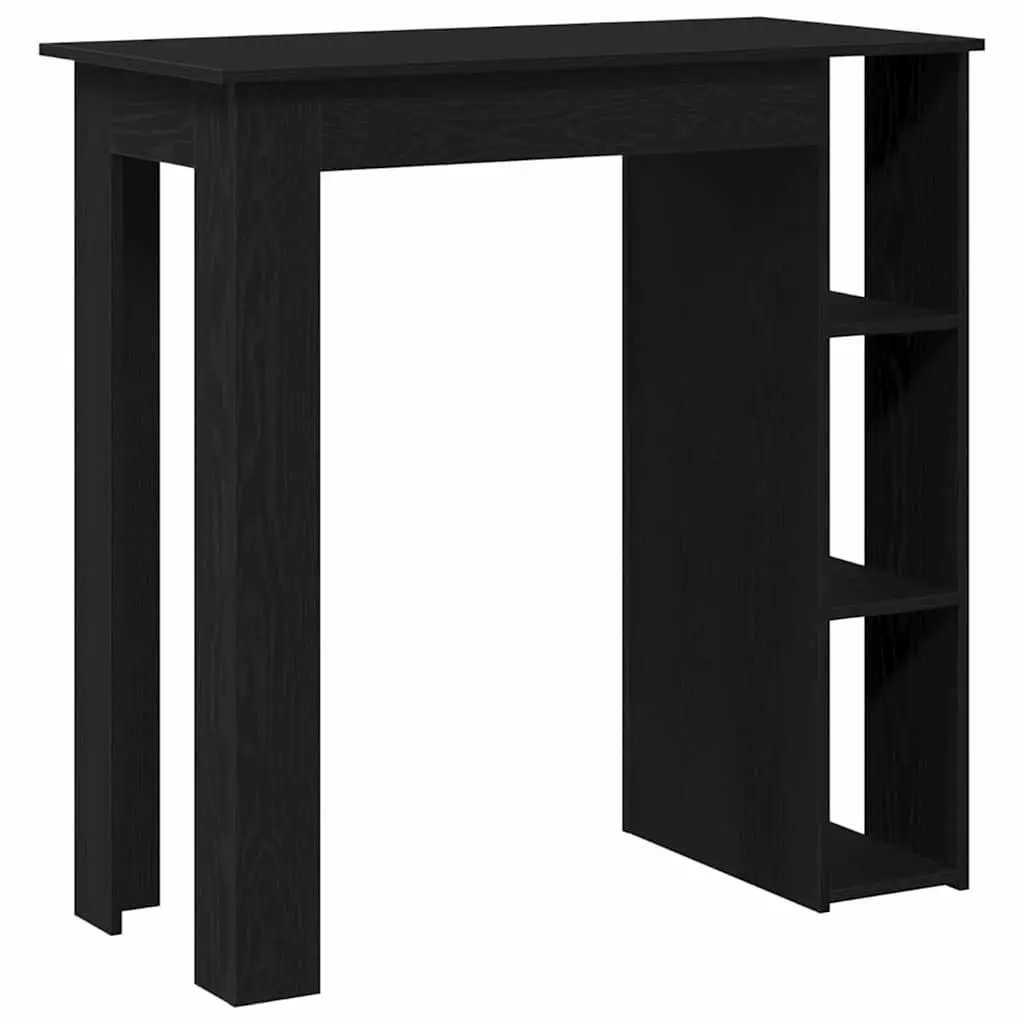 Black Oak Bar Table for Dining & More