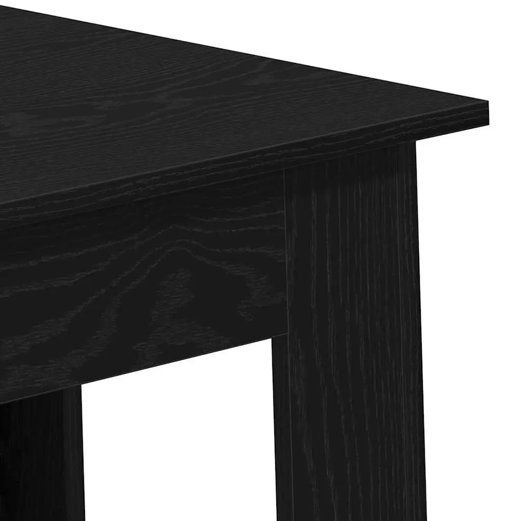 Black Oak Bar Table for Dining & More