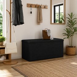 Your New Favorite Black Oak Storage Bench