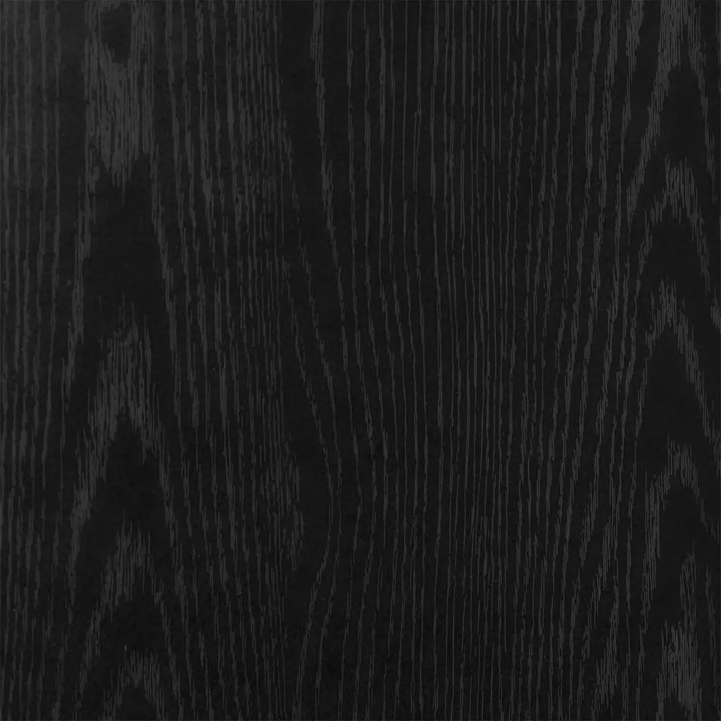 Coffee Table Black Oak 80x80x31cm Modern Living Room Accent Furniture