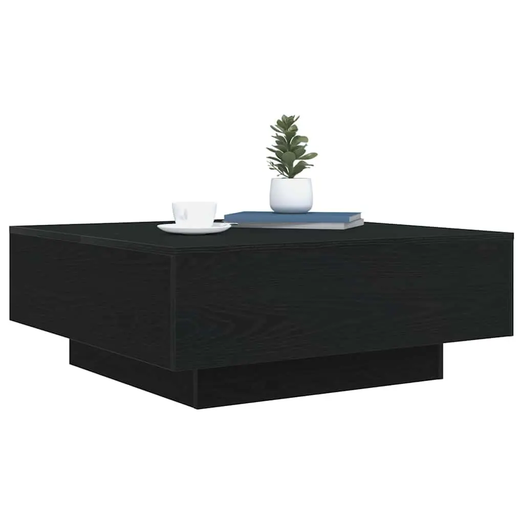 Coffee Table in Black Oak with LED Lighting