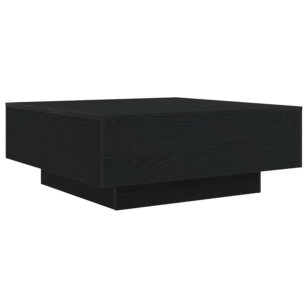Coffee Table in Black Oak with LED Lighting