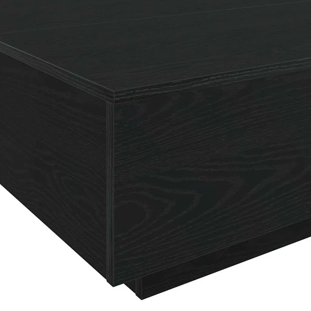 Coffee Table in Black Oak with LED Lighting