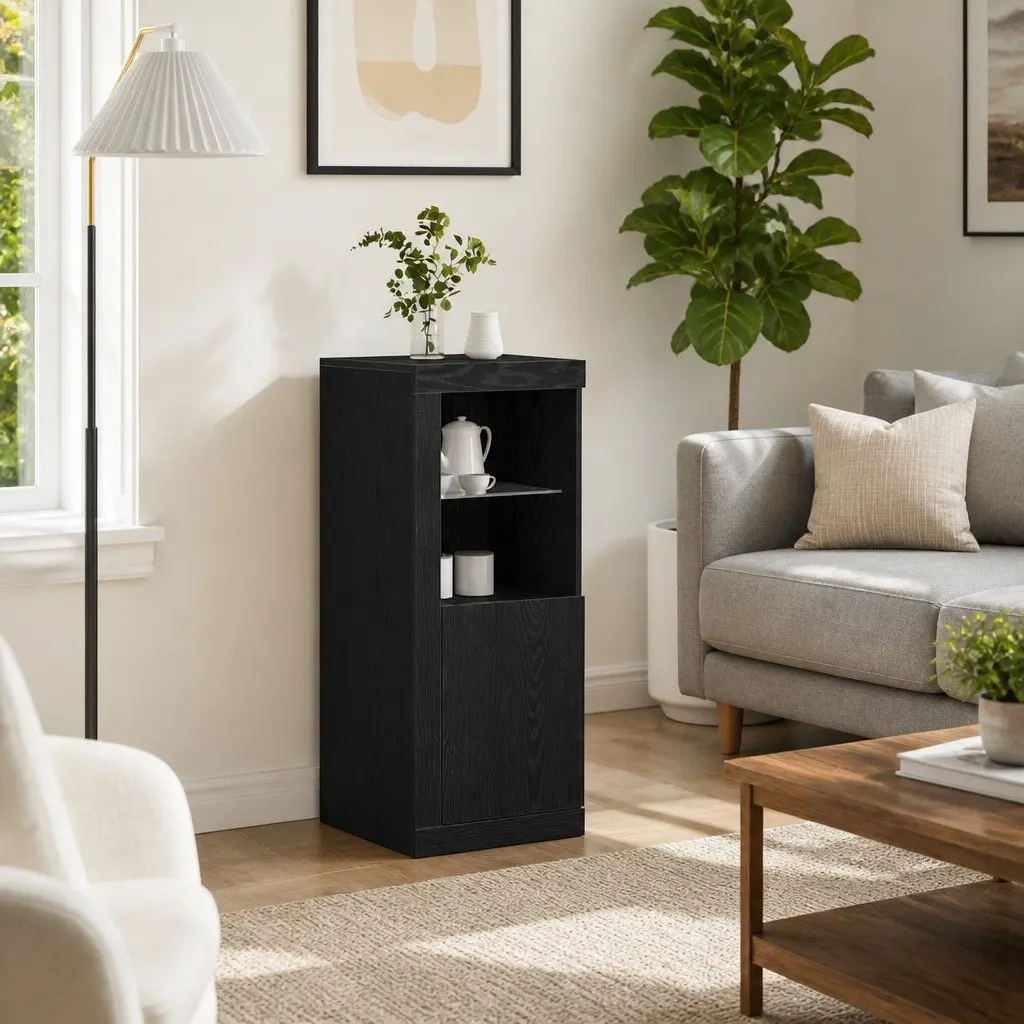 Black LED Sideboard