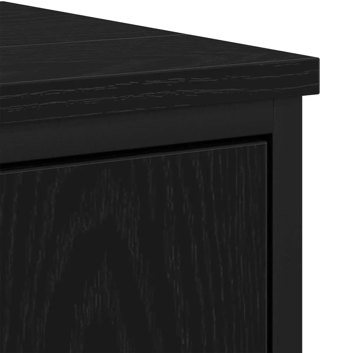 Bathroom Vanity Unit Wall-Mounted Black Oak 60x30x60cm