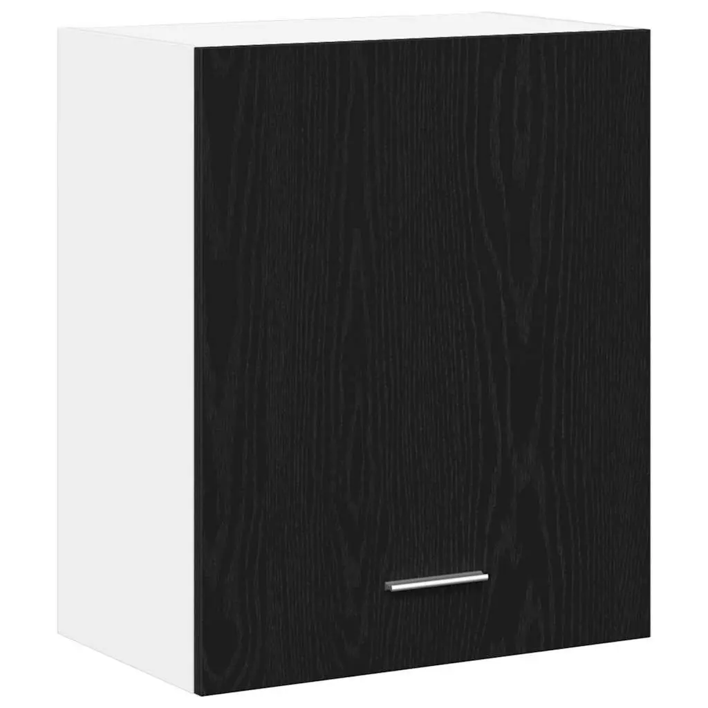 Hanging Cabinet Black Oak Engineered Wood 50 x 31 x 60 cm