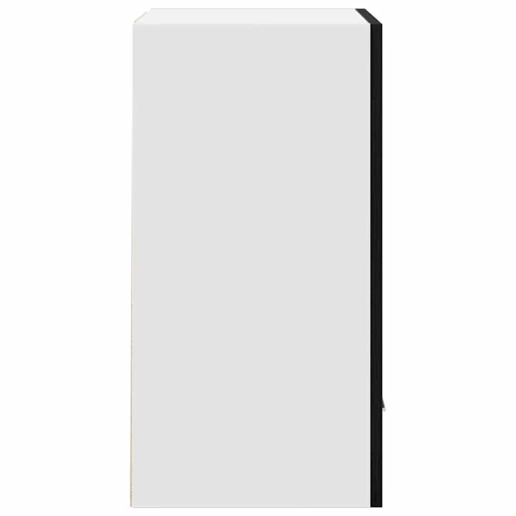 Hanging Cabinet Black Oak Engineered Wood 50 x 31 x 60 cm