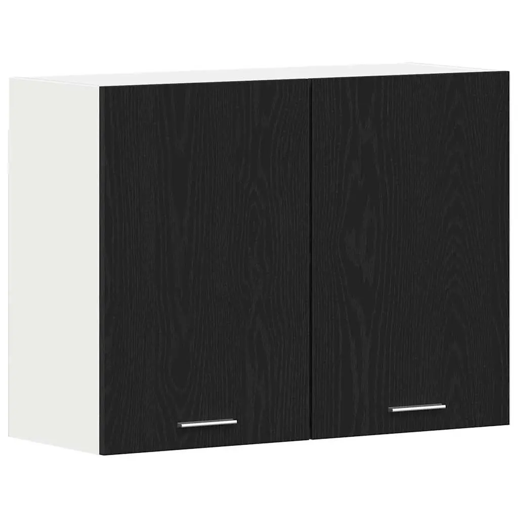 Black Oak Cabinet 80x31x60cm
