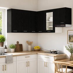 Your Kitchen's Best Friend: Modern Black Hanging Cabinet