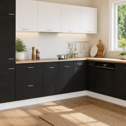 Your Kitchen Deserves a Stylish Black Oak Sink Cabinet