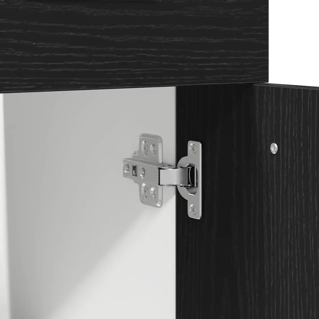 Black Oak Kitchen Cabinet for Storage