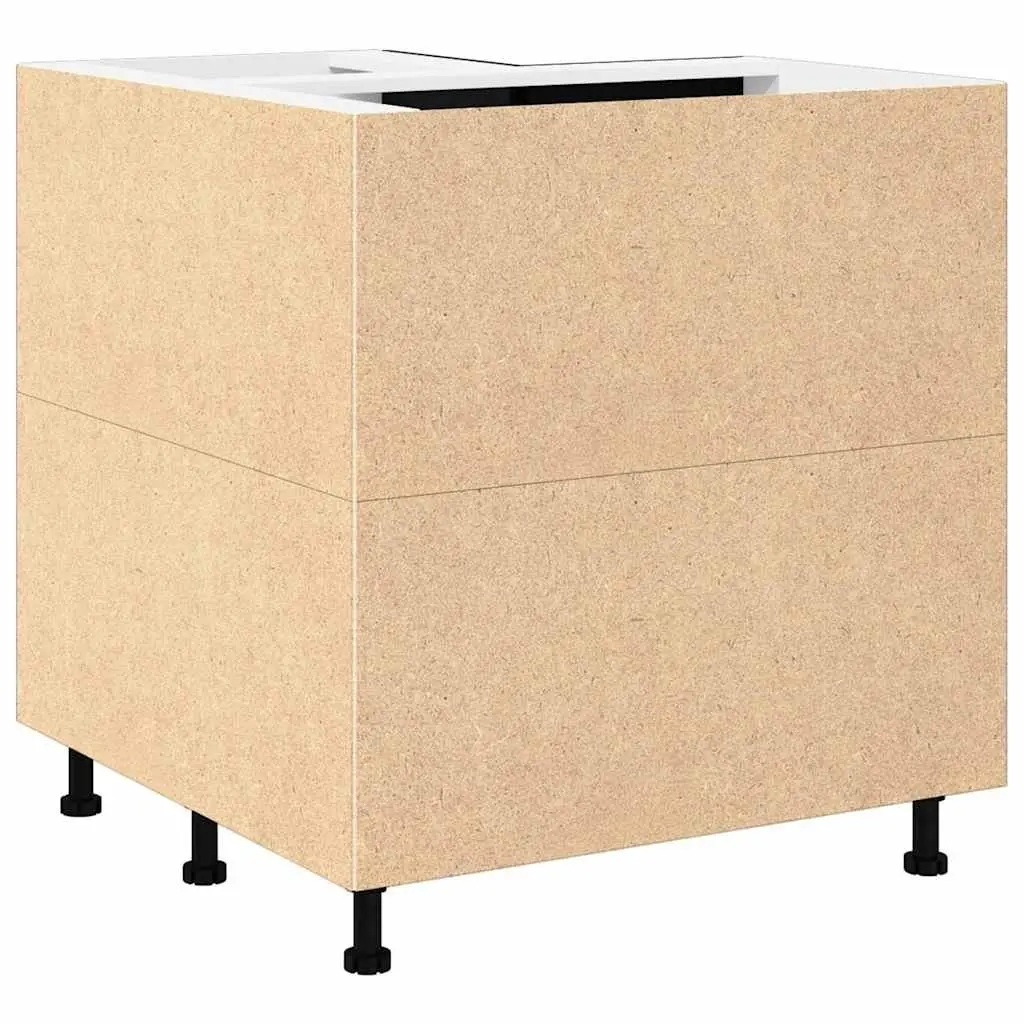 Storage Hanging Kitchen Cabinet Black Oak 75.5 x 75.5 x 80.5cm