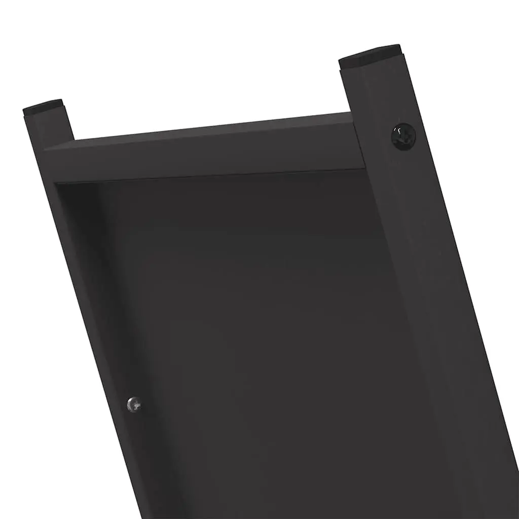 Firewood Rack Black Large Capacity Cold-rolled Steel