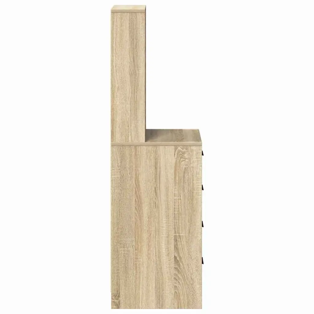 Highboard Buffet Sideboard Cabinet Storage Dining Room Furniture Brown Modern