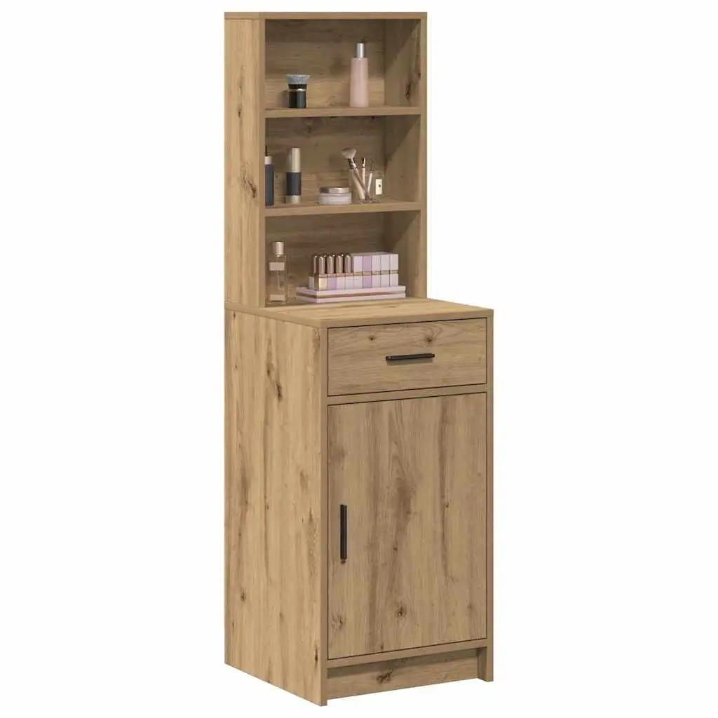 Highboard Storage Cabinet Brown Engineered Wood Dining Room Sideboard