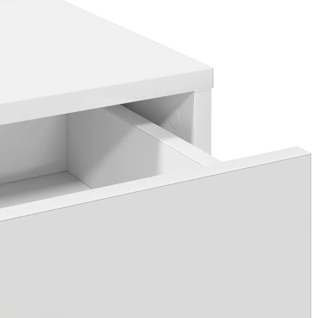 Dressing Table White LED Mirror Storage 50 x 41 x 135 cm