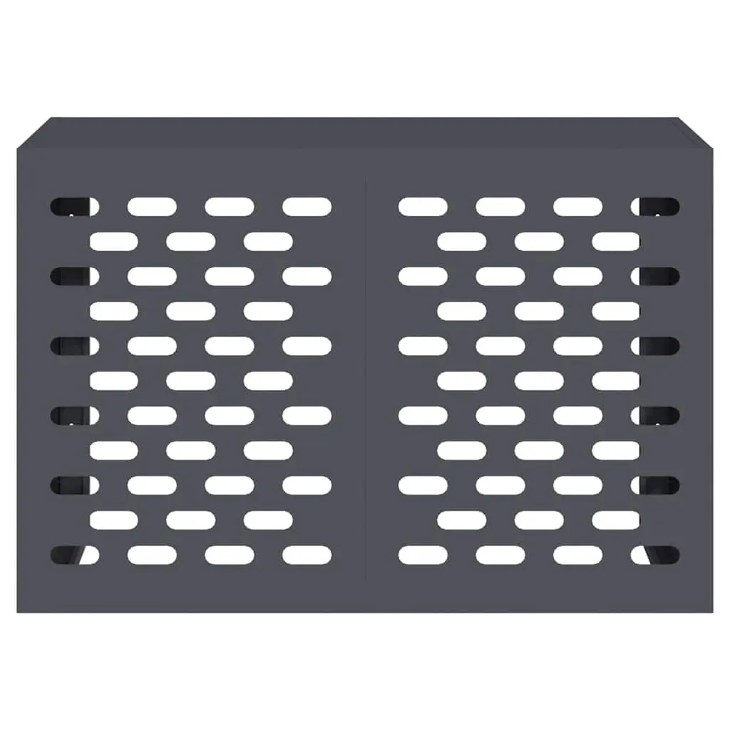 Air Conditioner Cover Rectangular Outdoor Protection Anthracite 90 x 40 x 60 cm
