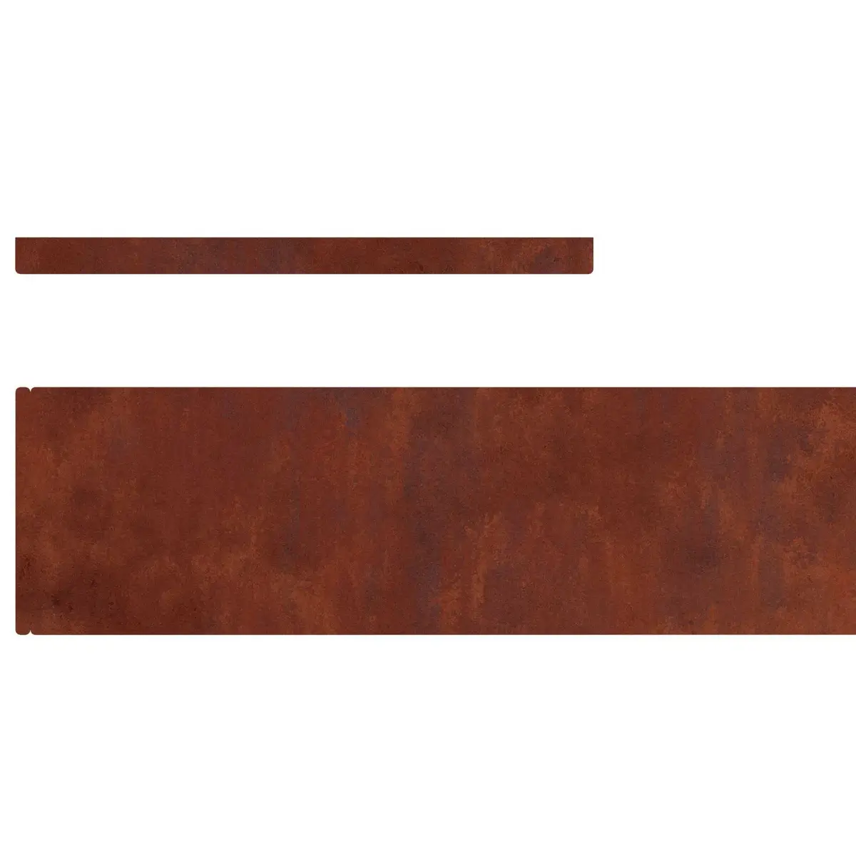 Garden Lawn Edging Weathering Steel Rusty Brown 450cm Outdoor Border