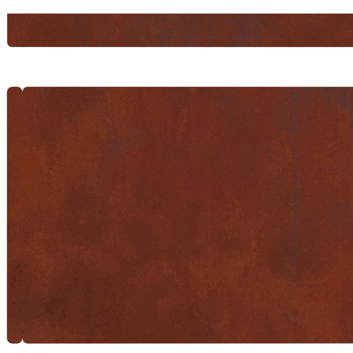 Garden Lawn Edging Weathering Steel Rusty Brown 450cm Outdoor Border
