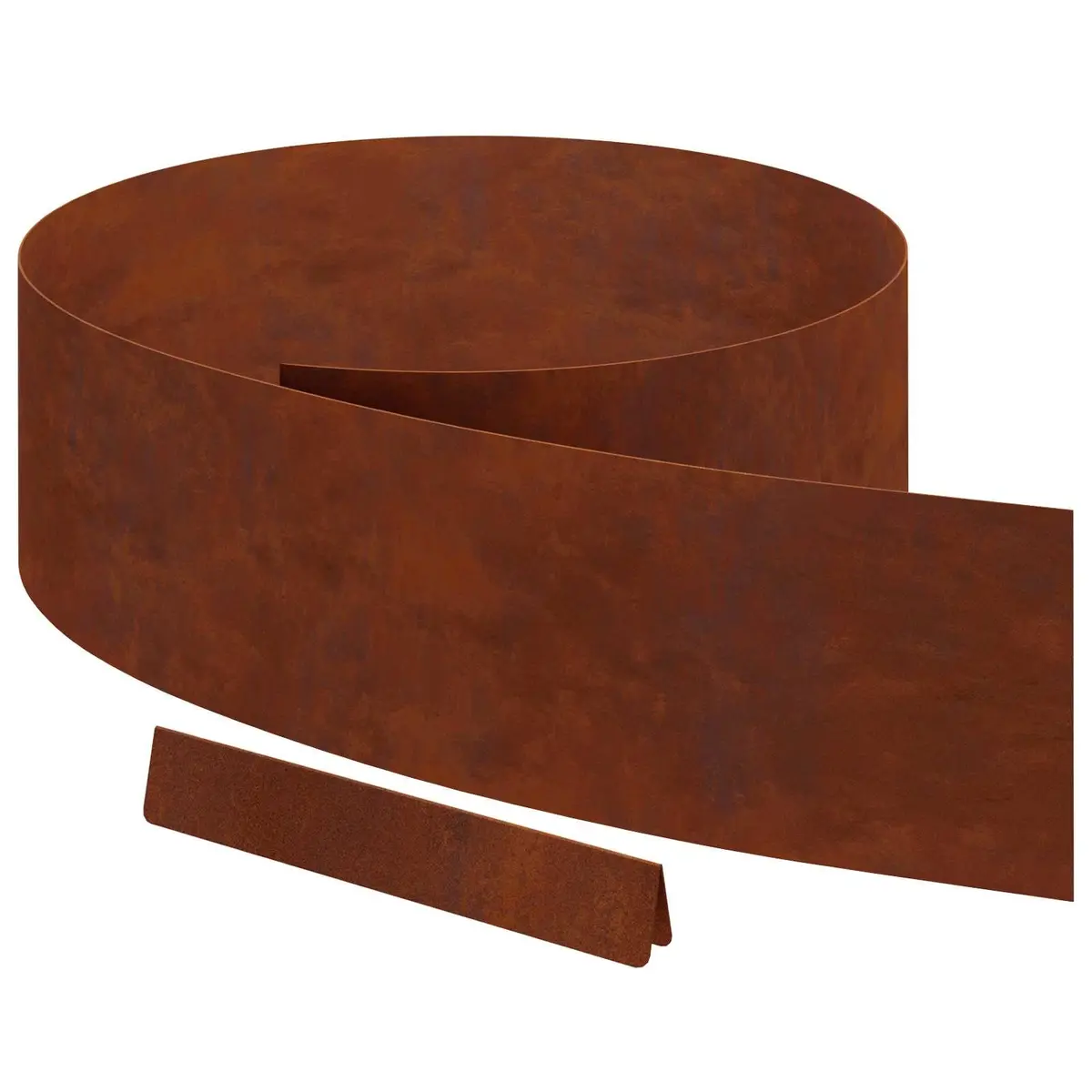Garden Lawn Edging Weathering Steel Border 450cm