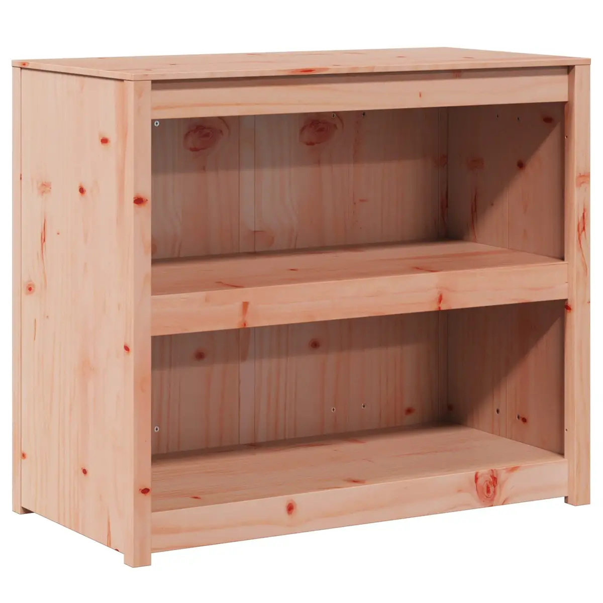 Kitchen Cabinet with Shelves Modern Brown Oak Storage Furniture 106x55x92cm
