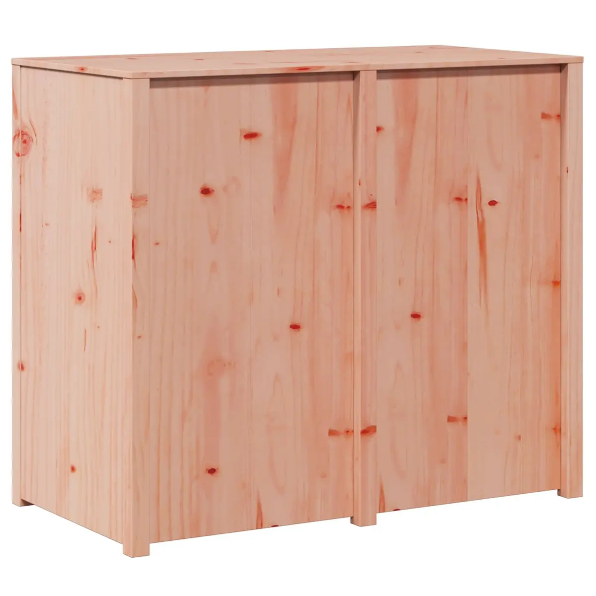 Kitchen Cabinet with Shelves Modern Brown Oak Storage Furniture 106x55x92cm