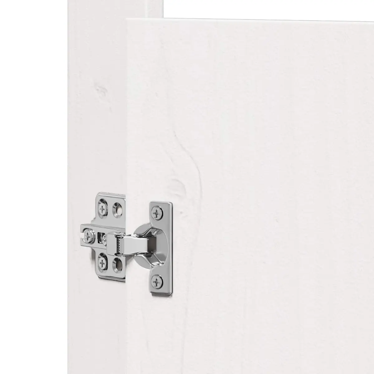 Kitchen Cabinet Door White Solid Pine Modern Design 50 x 82 cm Indoor Storage