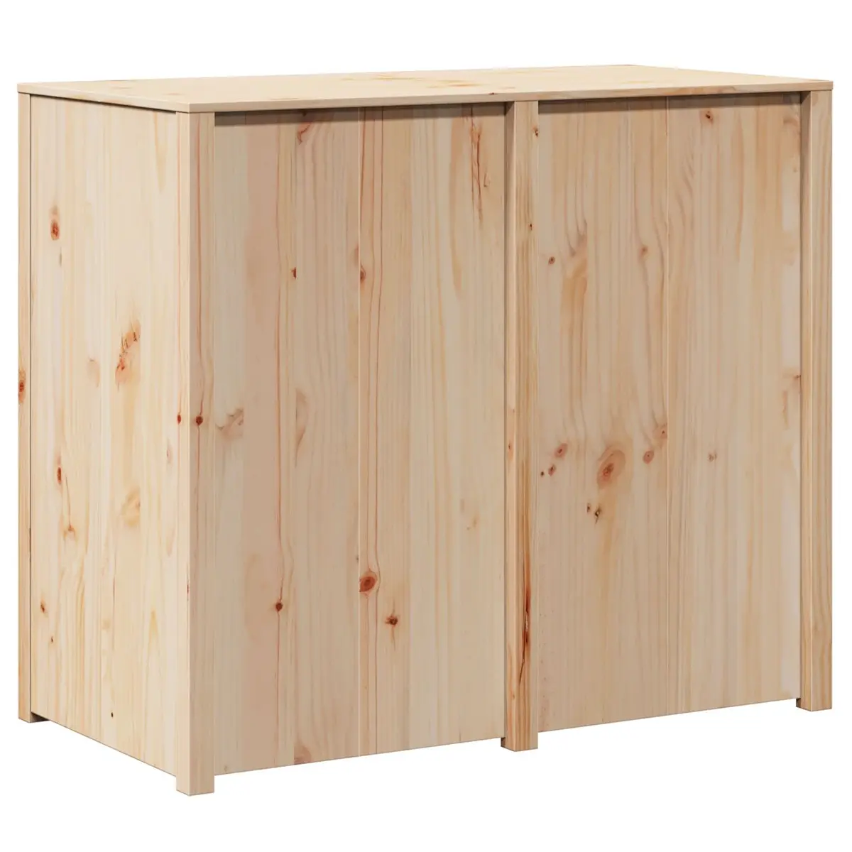 Kitchen Cabinet with Shelf Brown Oak Modern Storage Cupboard 106 x 55 x 92 cm
