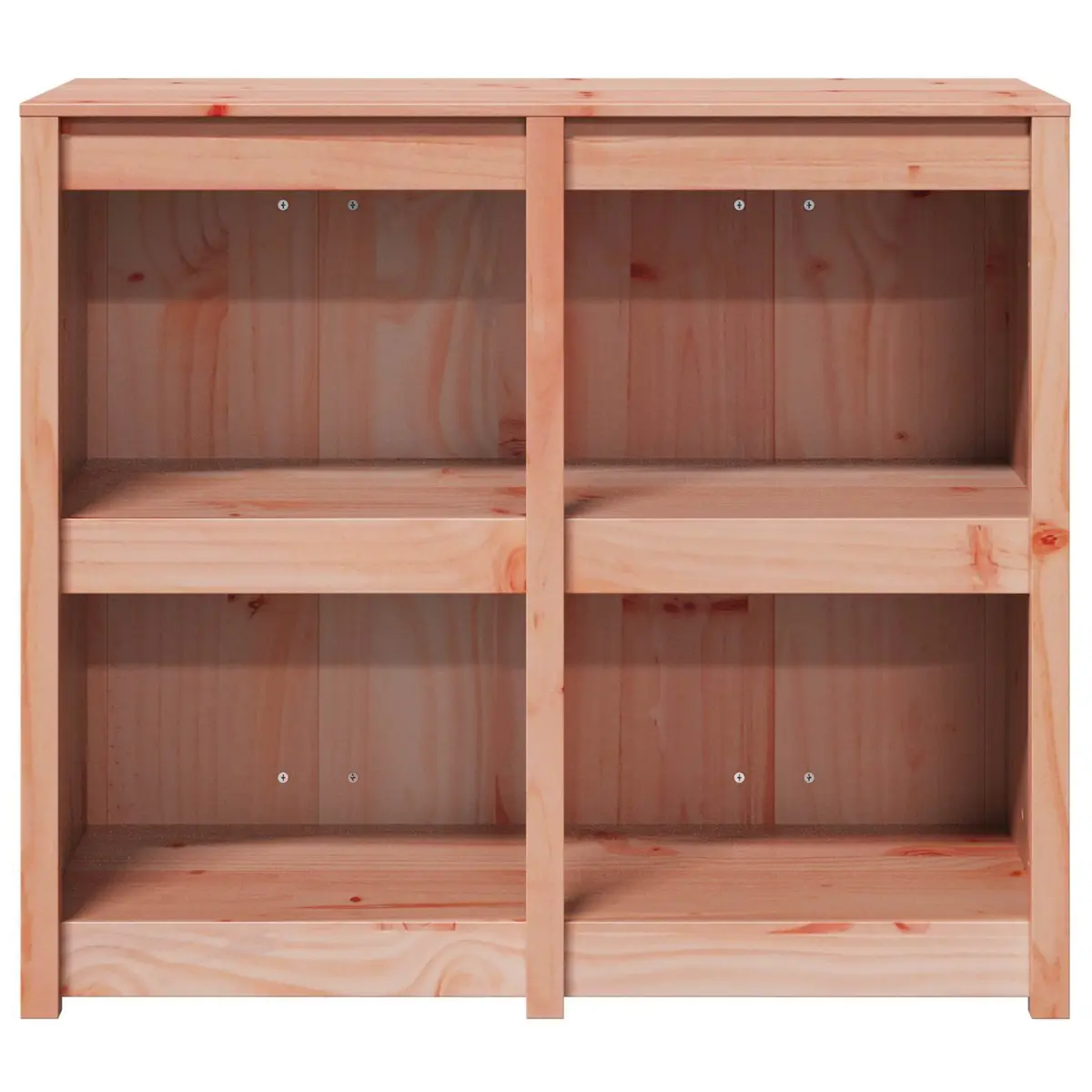 Kitchen Cabinet Brown Oak Storage Cupboard Furniture 106cm Wide Modern Design