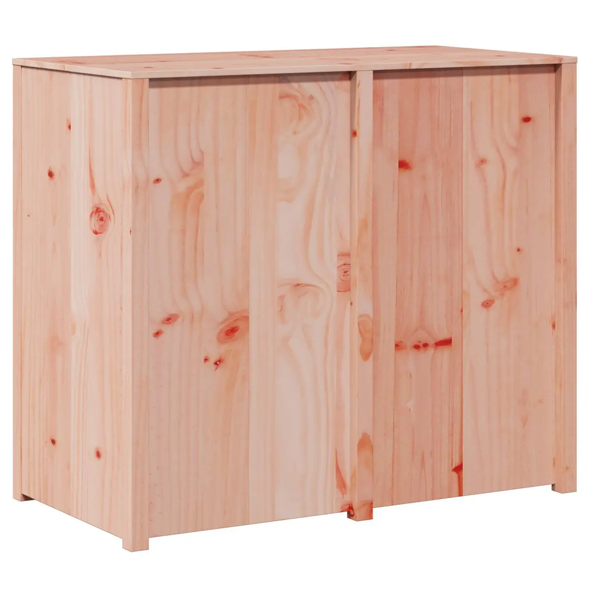 Kitchen Cabinet Brown Oak Storage Cupboard Furniture 106cm Wide Modern Design