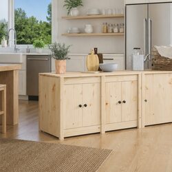 Friendly Brown Oak Kitchen Cabinet for Your Home