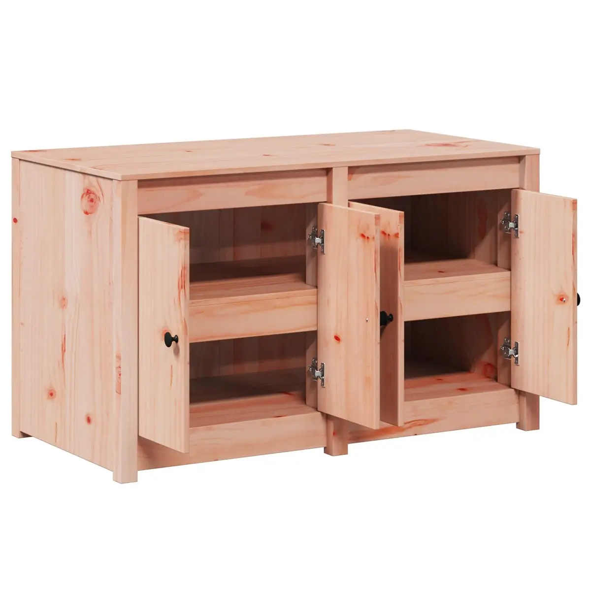 Kitchen Cabinet with Shelf Brown Oak Storage Unit Modern Home Furniture