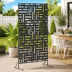 Your New Garden Privacy Screen 100x50x180cm Steel Panel