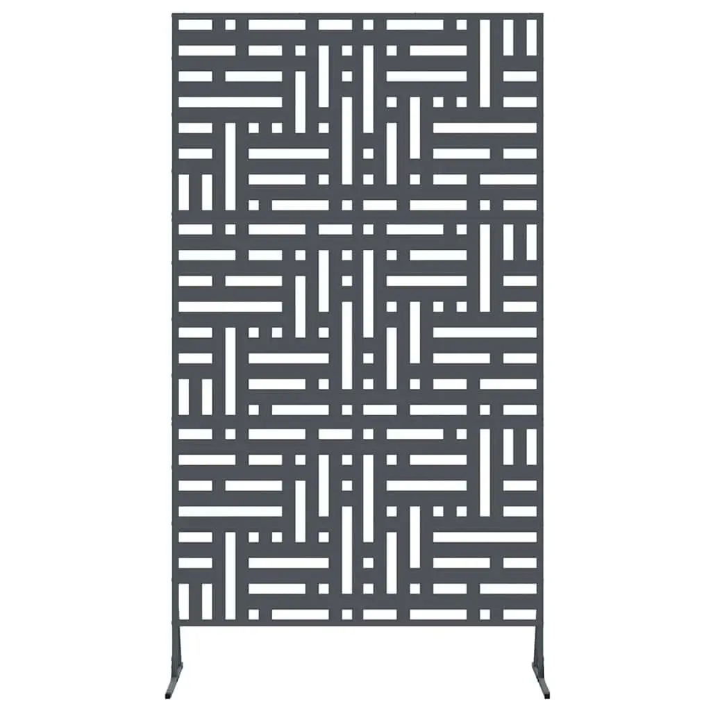 Garden Privacy Screen 100x50x180cm Steel Outdoor Fence Panel Barrier Cut-Out